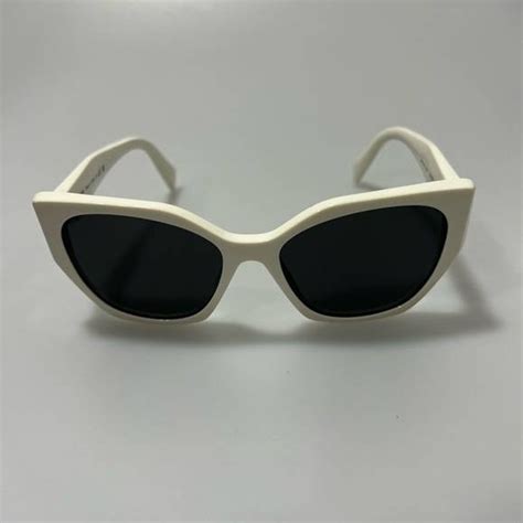 prada rectangle sunglasses white|prada 55mm square sunglasses.